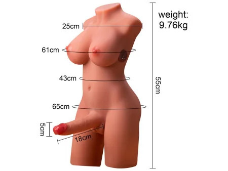 Miah Lady Boy Torso con Vibracion y Thrusting 98 kg