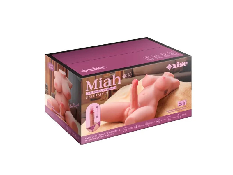 Miah Lady Boy Torso con Vibracion y Thrusting 98 kg