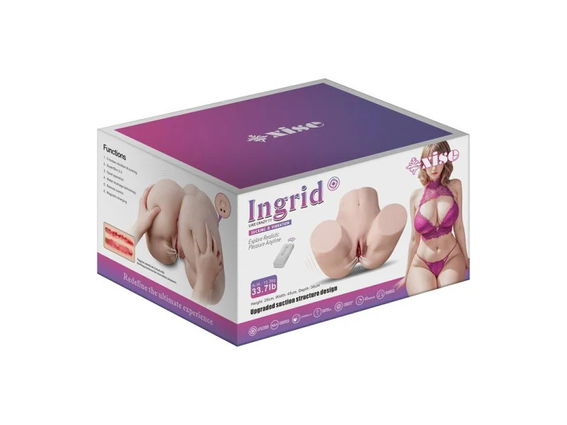 Ingrid Torso con Vibracion y Efecto Succion 153 kg