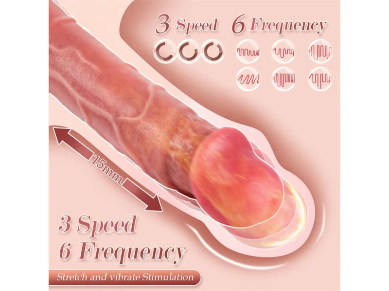 Marshall Dildo con Thrusting y Vibracion 8