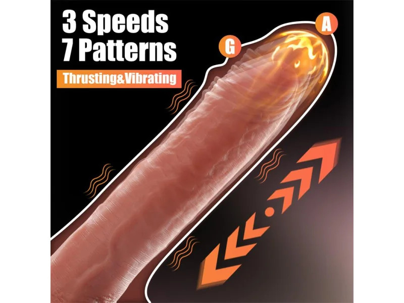 Baird Dildo con Thrusting y Vibracion 807