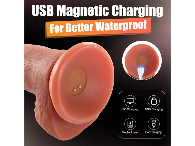 Baird Dildo con Thrusting y Vibracion 807