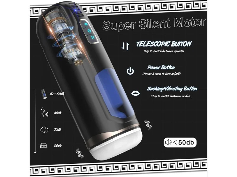 Cosima Masturbador con Vibracion Thrusting y Efecto Succion