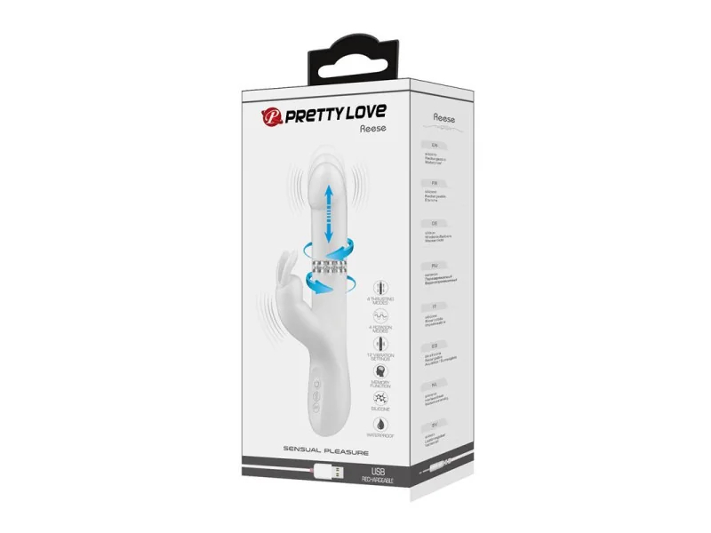 Reese Vibrador con Bolas Giratorias y Movimiento