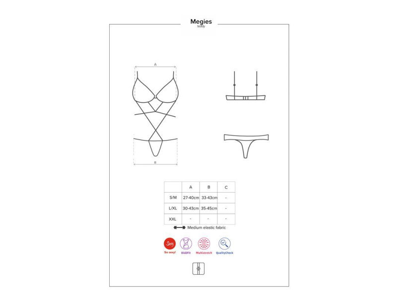 Megies Teddy Rojo Negro