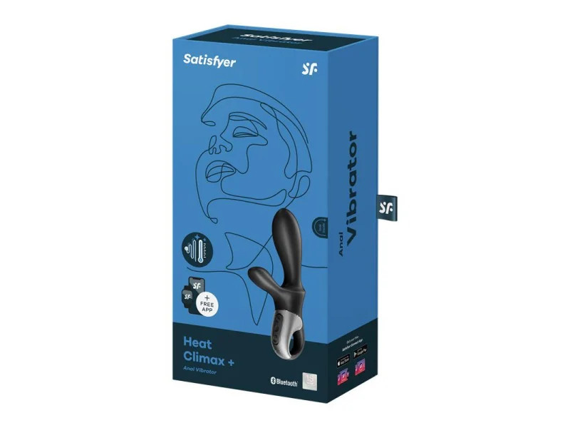 Heat Climax Vibrador con APP Punto G Punto P y Perineo Funcion de Calor USB Magnetico