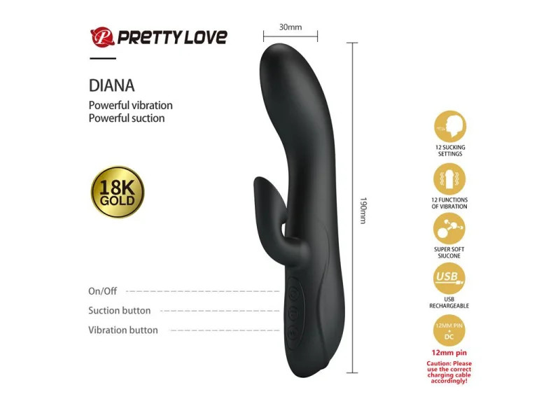 Luxury Set Queens 12 Juguetes Negro y Oro 18k