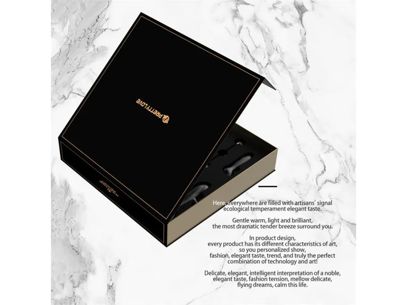 Luxury Set Queens 12 Juguetes Negro y Oro 18k