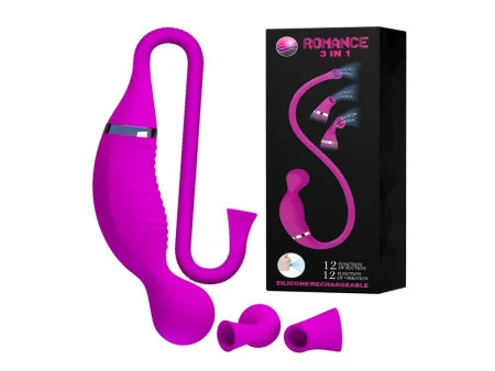 Estimulador con Succion 3 en 1 Estimulador con Succion 3 en 1