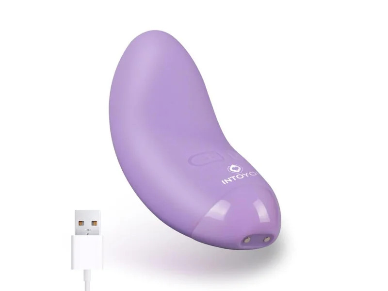 Patty Mini Masajeador Silicona USB Purpura