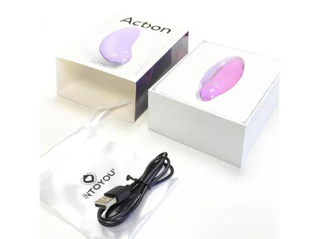 Patty Mini Masajeador Silicona USB Purpura