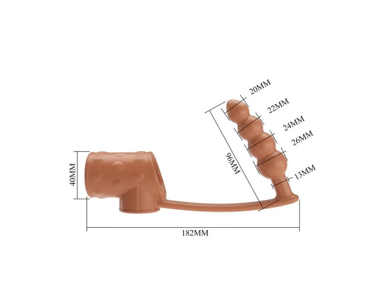 Plug Anal con Anillo para el Pene