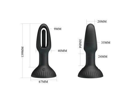 Hubert Plug Anal con Movimiento Wiggling