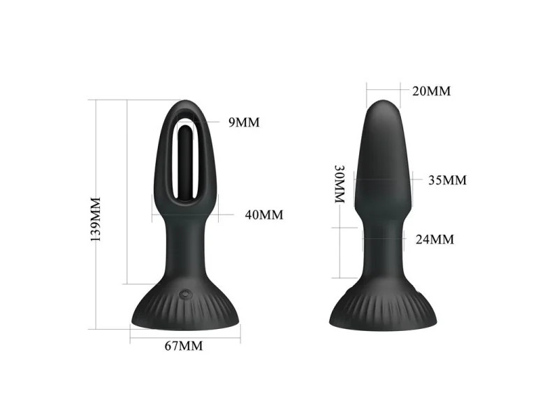 Hubert Plug Anal con Movimiento Wiggling