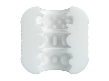 Crystle Masturbador Doble Entrada Blanco