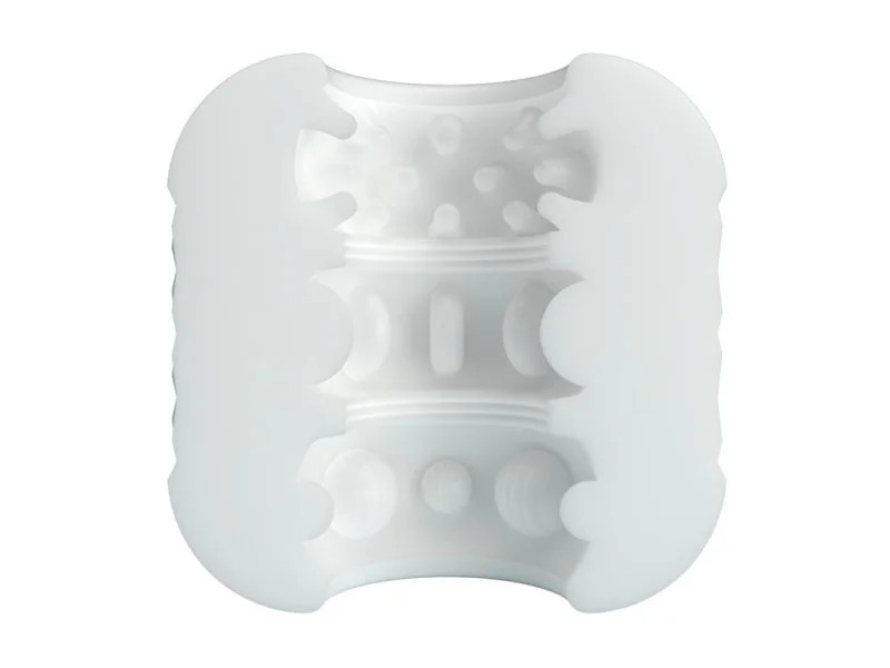 Crystle Masturbador Doble Entrada Blanco