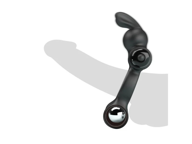 Yusuf Anillo para el Pene con Bolas de Metal 2x33gr