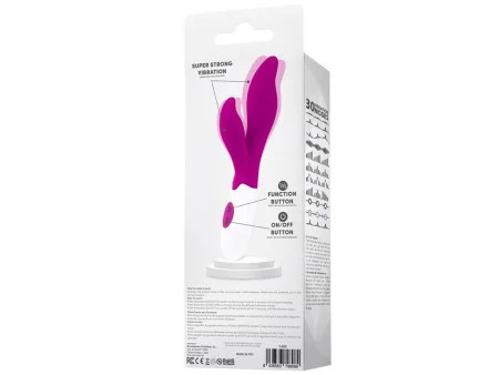 Preston Vibrador con Estimulador Silicona