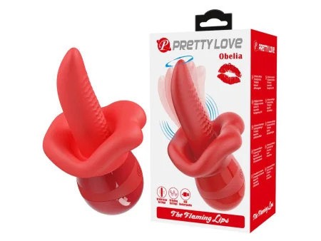 Obelia Estimulador con Vibracion y Movimiento Lengua