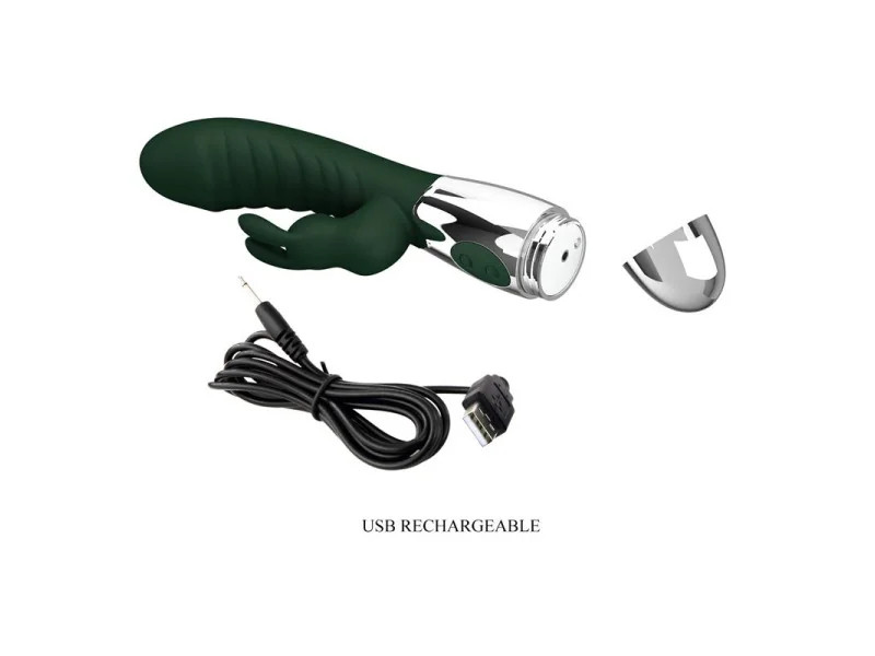 Naughty Bunny Vibrador 30 Funciones Verde