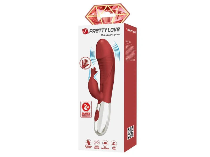 Rasmussen Vibrador 30 Funciones Rojo