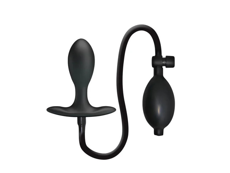 Plug Anal con Inflado y Bola Interna