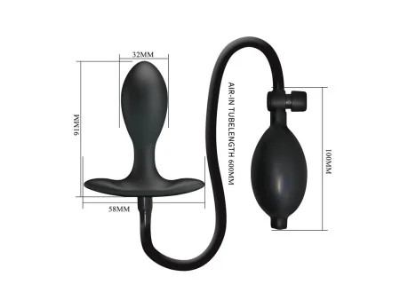 Plug Anal con Inflado y Bola Interna Plug Anal con Inflado y Bola Interna