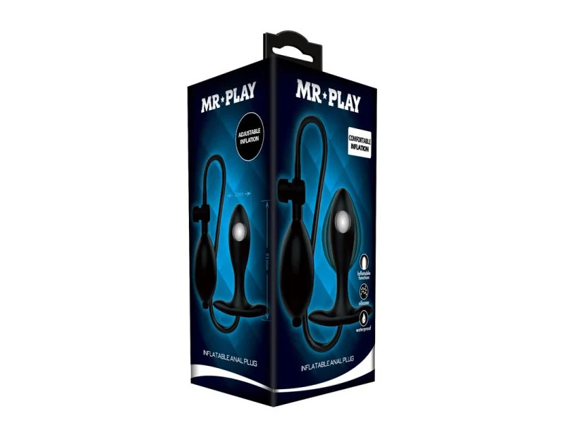 Plug Anal con Inflado y Bola Interna