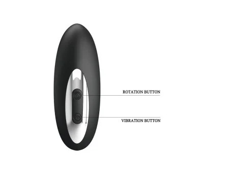 Masajeador Prostatico con Vibracion y Bolas Rotadoras