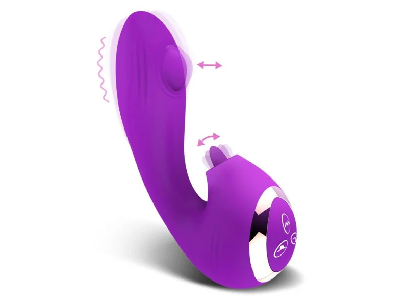 No TwentyOne Vibrador con Bola Pulsante y Lengua Estimuladora