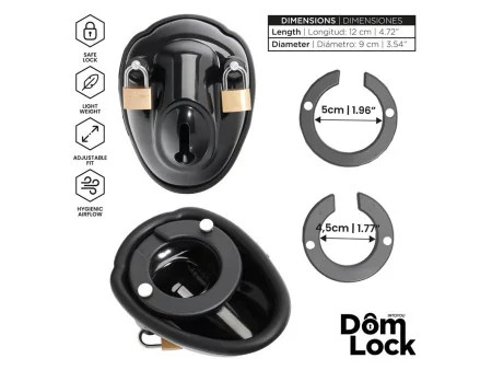 Inmate Jaula para el Pene con Espaciadores