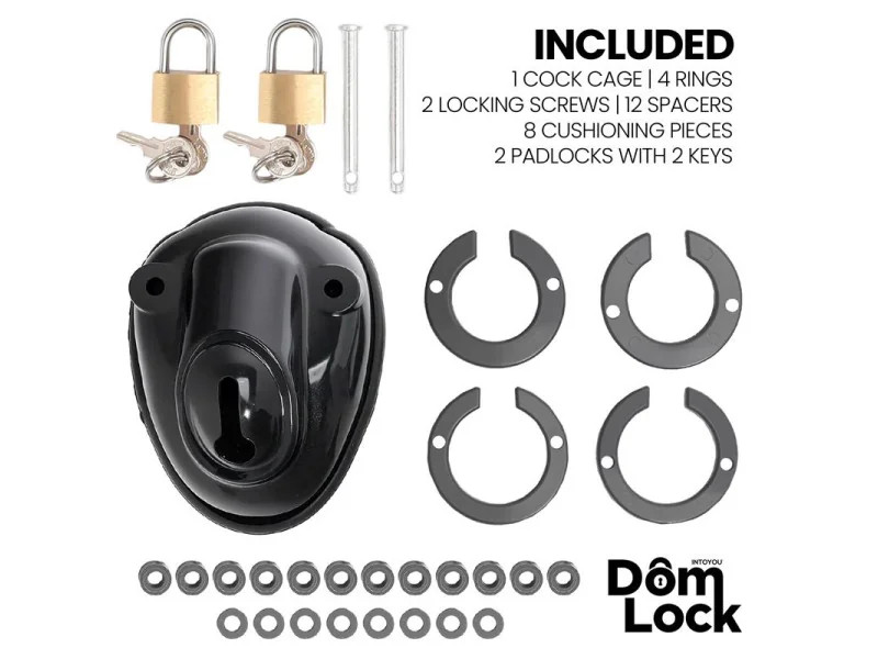 Inmate Jaula para el Pene con Espaciadores