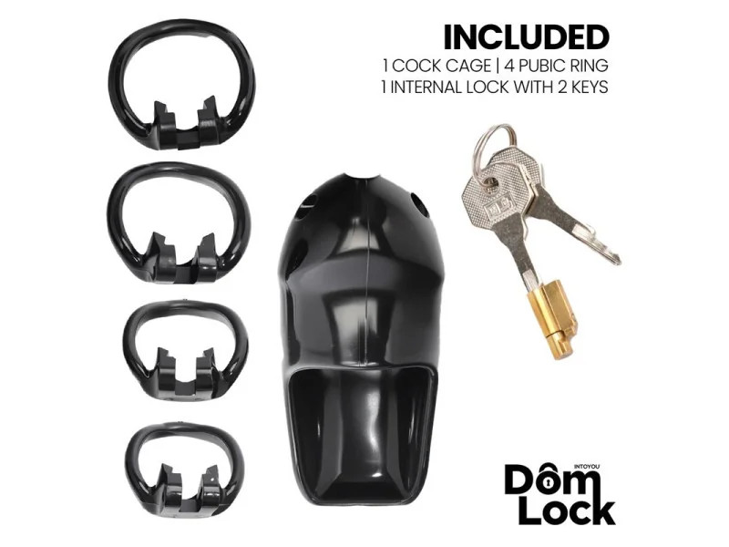 Guard Jaula para el Pene con Candado Interno Talla S