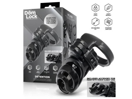 Detention Jaula para el Pene con Accesorio para Prince Albert