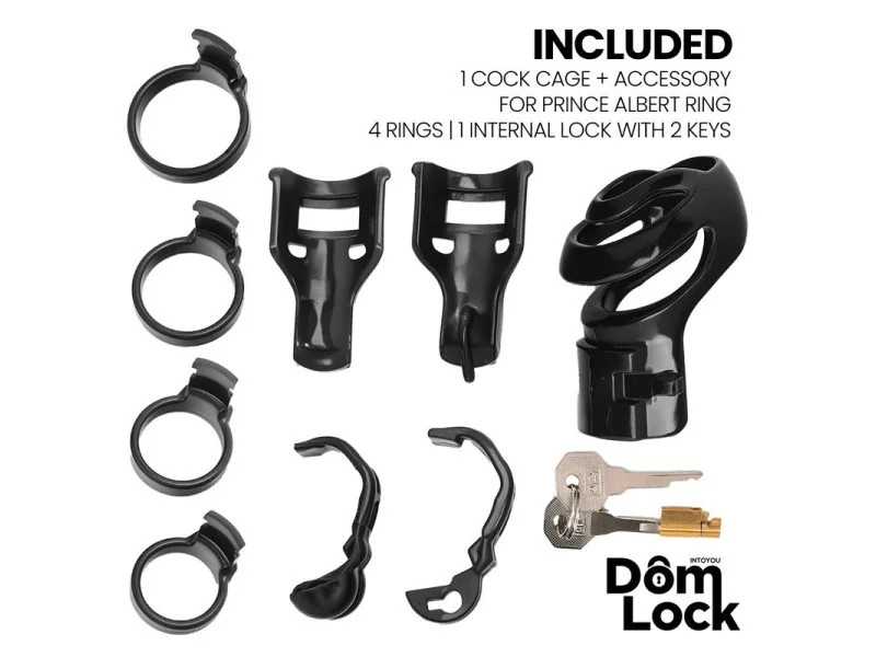 Detention Jaula para el Pene con Accesorio para Prince Albert