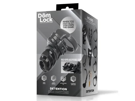 Detention Jaula para el Pene con Accesorio para Prince Albert