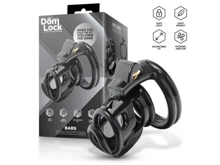 Bars Jaula para el Pene con Candado Interno