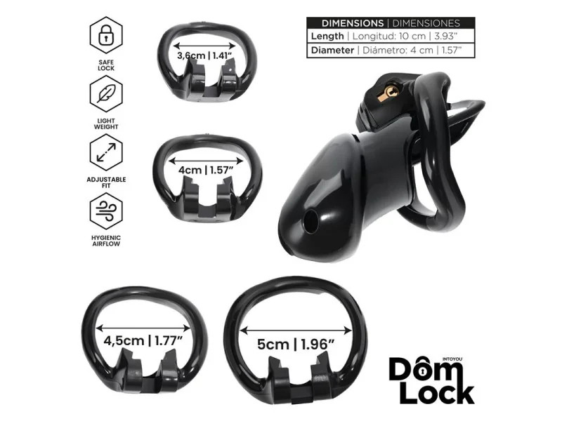 Closure Jaula para el Pene con Candado Interno