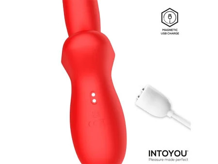 Vyron Vibrador con Thrusting y Biting Mordisqueo