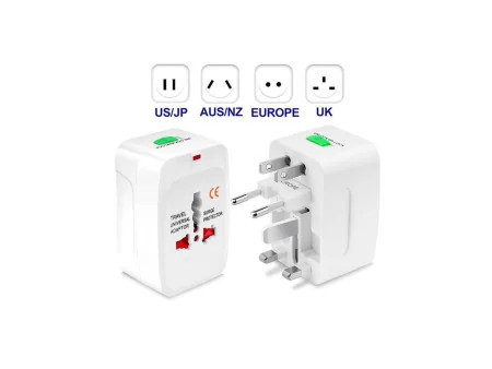Adaptador Universal de Viaje US AU UK EU