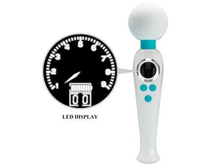 Skyler Masajeador con Pantalla Digital Blanco