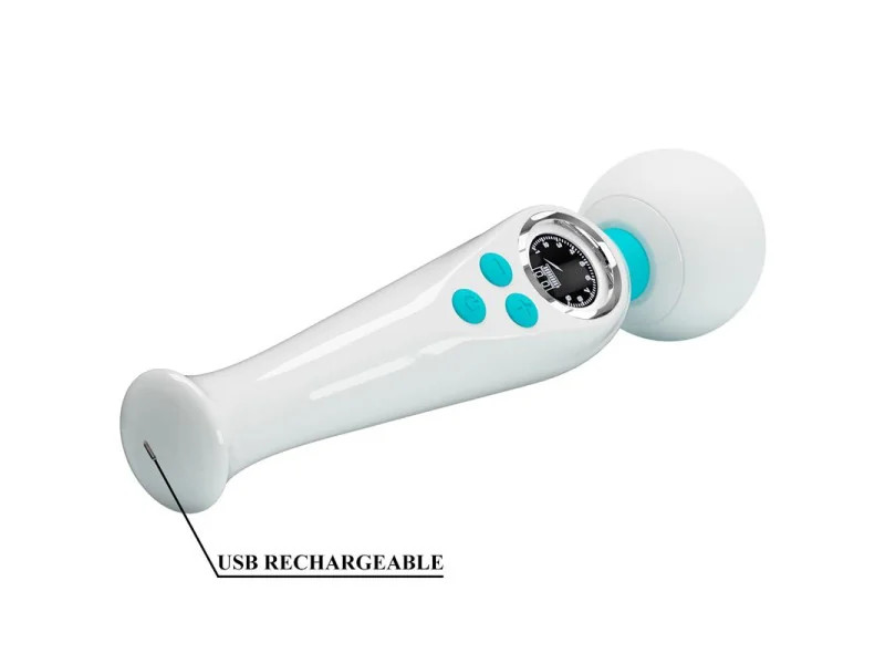 Skyler Masajeador con Pantalla Digital Blanco