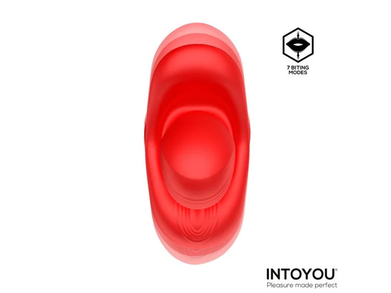 Vyron Vibrador con Thrusting y Biting Mordisqueo