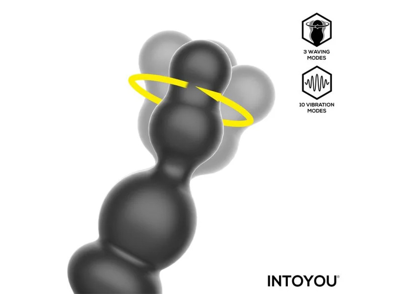 Klark Plug Anal Oscilante con Vibracion y Control Remoto