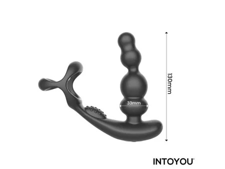 Klark Plug Anal Oscilante con Vibracion y Control Remoto