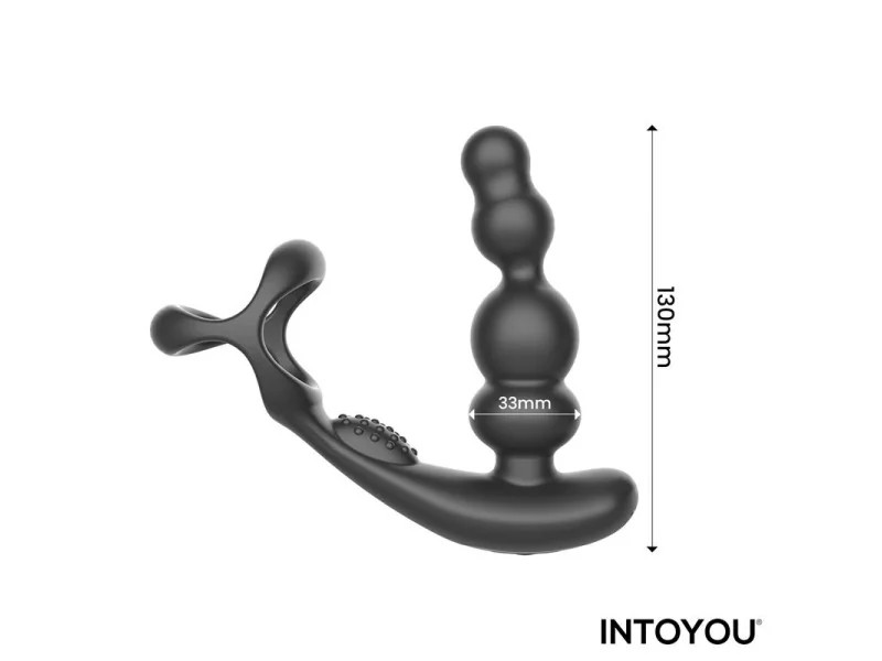 Klark Plug Anal Oscilante con Vibracion y Control Remoto