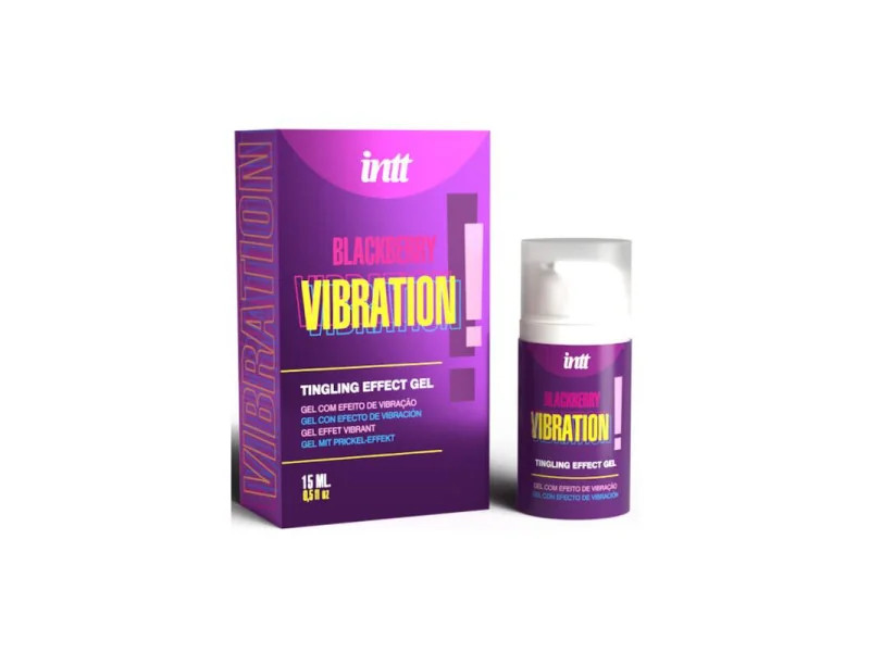 Gel Vibrador Liquido Sabor Mora 15 ml