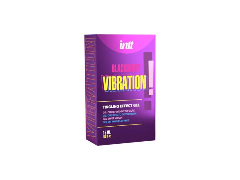 Gel Vibrador Liquido Sabor Mora 15 ml