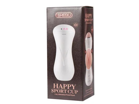 Masturbador Vibracion USB Happy Sport Masturbador Vibracion USB Happy Sport