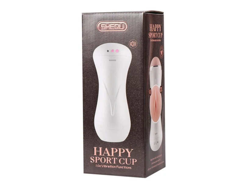 Masturbador Vibracion USB Happy Sport